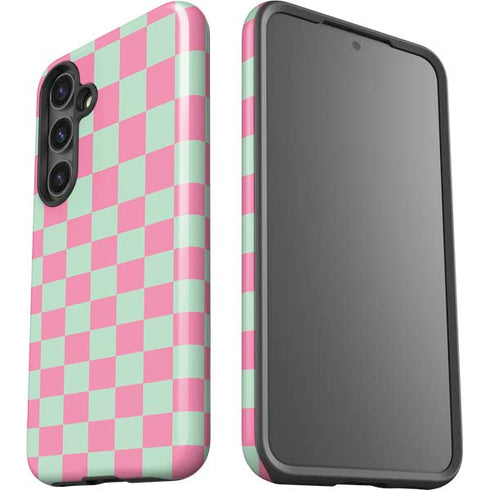 Watermelon Checkered Galaxy S24 Plus Impact Case